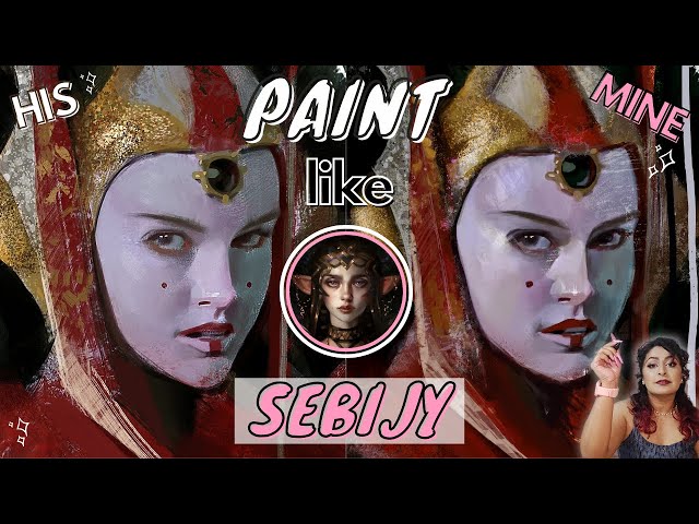 SEBIJY TUTORIAL 😱  @Sebijy  Style Study [Impressionistic, Dramatic, Fantasy Character Art!]