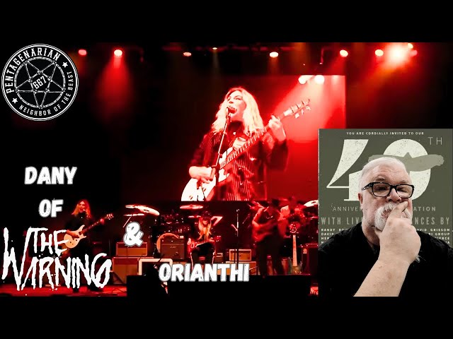 This Had To Be A THRILL For Dany! - PRS40th - Dany of The Warning / Orianthi - Back in Black