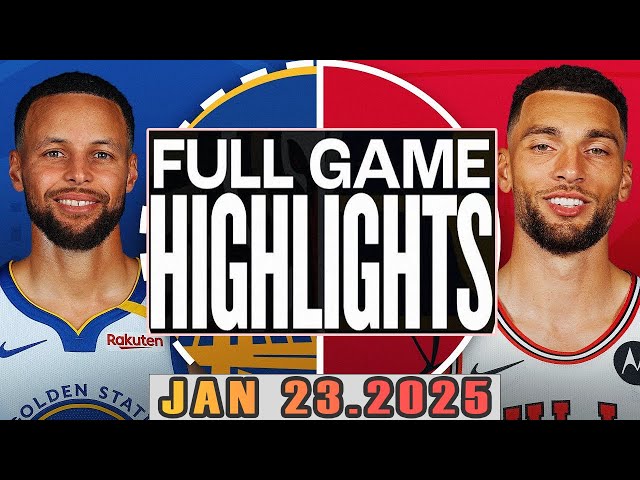 Golden State Warriors vs Chicago Bulls Full Game Highlights Jan 23,2025 NBA Season 2024-25