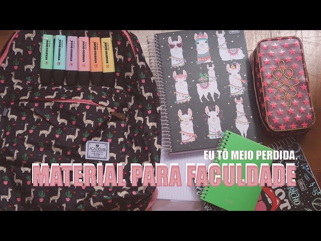 MATERIAL ESCOLAR 2019 | FACULDADE