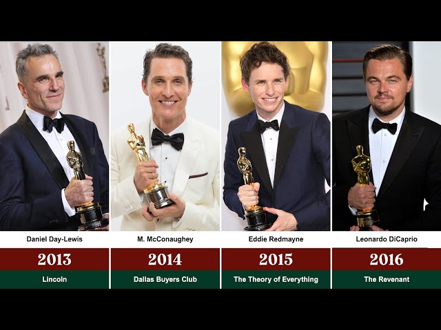 All Best Actor Oscar Winners 1929 - 2024