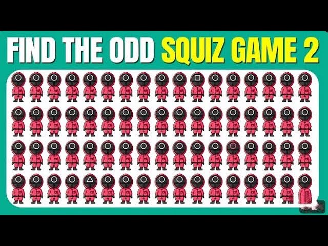 Find the ODD One Out - Squid Game 2  - 40 Levels - Easy, Medium, Hard - Wow Kid Zone