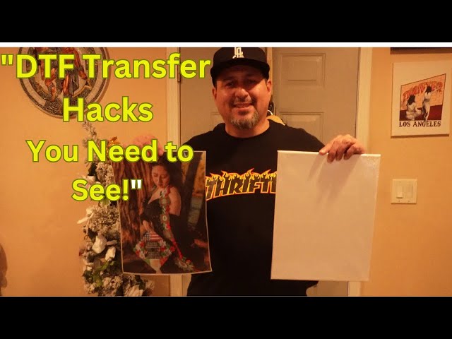 "Perfect DTF Transfer on Canvas: Step-by-Step Tutorial"