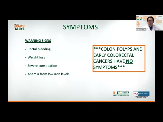 UMiami Health Talk with Sylvester Experts: Am I Too Young to Worry about Colorectal Cancer?