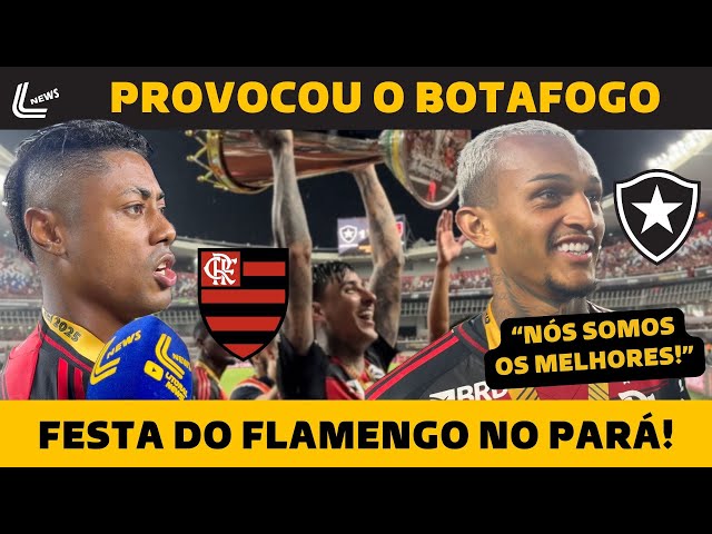 WESLEY IRONIZA O BOTAFOGO APÓS TÍTULO DA SUPERCOPA! VEJA A FESTA DO FLAMENGO CAMPEÃO EM BELÉM!