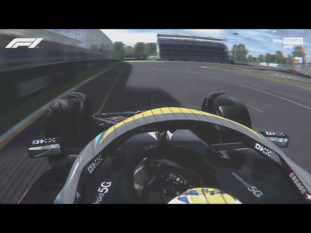 Oscar Piastri onboard lap at Albert-Park Australian GP 2023