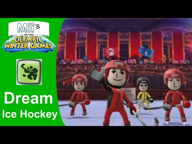 Mii's At The Olympic Winter Games - Dream Ice Hockey