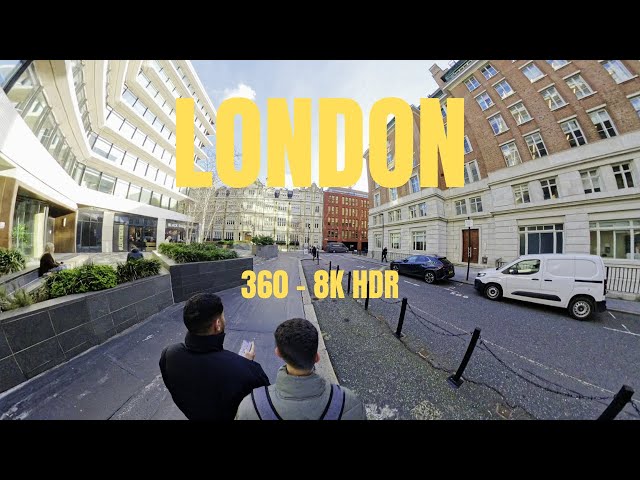 London 360° 8K Walking Tour | A short walking Tour Through England's Historic Capital