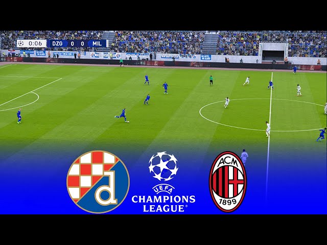 UŽIVO 🔴 DINAMO ZAGREB vs AC MILAN | UEFA Champions League 2025 Full Match | FL 2025 & Live Score