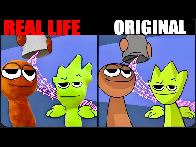 The Best TikTok of Sprunki | 999 STAGE | REAL LIFE vs ORIGINAL