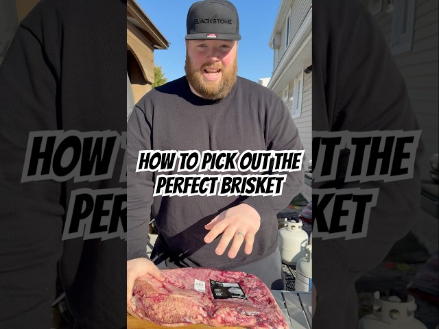 Choosing the Best Brisket (For Beginners) #bbq #brisket #shorts