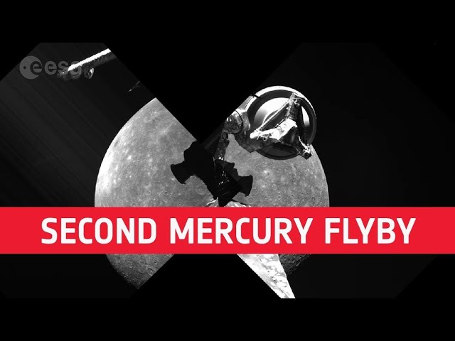 BepiColombo's second flyby in Mercury with a amazing view