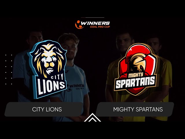 Winners Goal Pro Cup. City Lions - Mighty Spartans 23.01.25. Second Group Stage. Group Winners