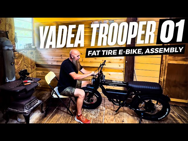 How To Assemble A Yadea Trooper 01: 750W & 20ah Fat Tires Electric Bike | FireAndIceOutdoors.net