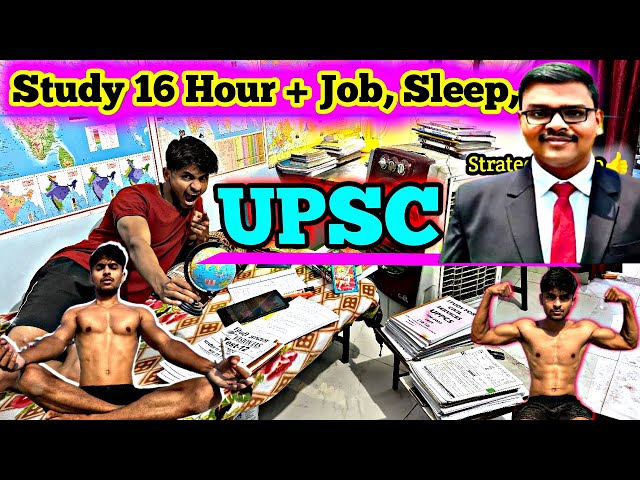 UPSC Aspirants Study 3 AM to 1 Am 🕐 UPSC TOPPER STRATEGY |  | Self İndependent |  #upsc #upscresult