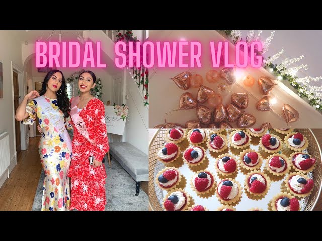 Bridal Shower Vlog: change of plans, DIY decorations, wedding stress