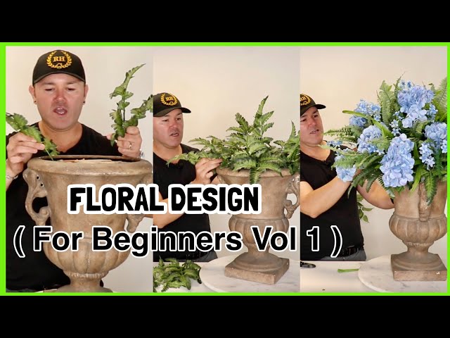 Floral Design For Beginners / 3 Floral  arrangement DIYS / Ramon At Home