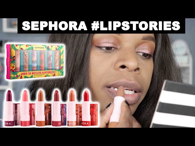 Sephora Collection Under the Mistletoe Lipstick Swatches and Wear Test | PuckerUpBabe