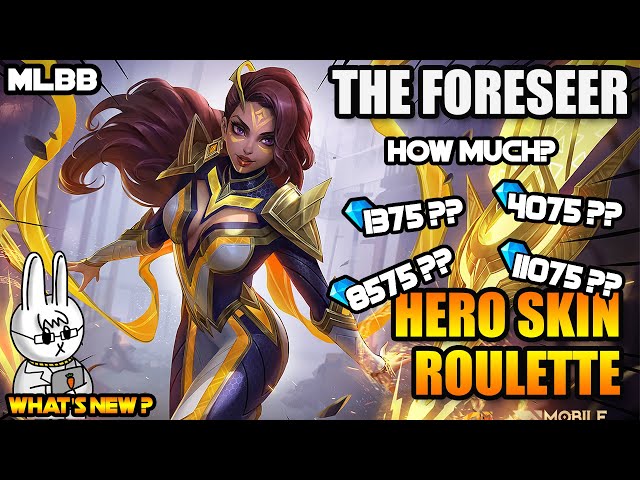 HOW MUCH IS ESMERALDA'S HERO SKIN? THE FORESEER - HEROES ROULETTE EVENT - MLBB WHAT’S NEW? VOL. 103