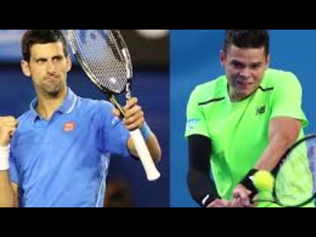 8-time champion Novak Djokovic beats Milos Raonic