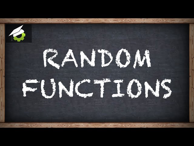 Functions - GameMaker: Studio - Random Functions