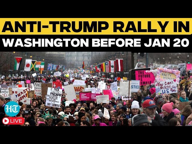 Trump's Inauguration LIVE | People's March in Washington DC against Trump | Trump Oath Ceremony News