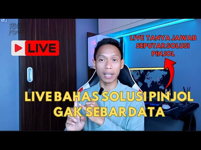 LIVE BAHAS SOLUSI PINJOL, PINJOL GAK SEBAR DATA