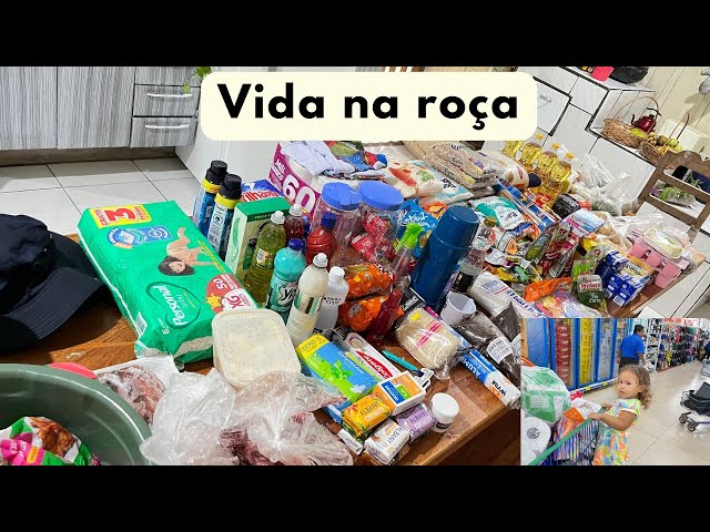 FOMOS PARA A CIDADE FAZER A COMPRA DO MÊS DE FEVEREIRO / vida na roça