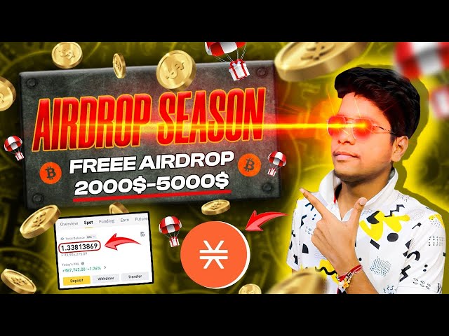 😱😱 Earn Freee Gauranteed 5000$ From Airdrops | Biggest Crypto Airdrop of 2024 | Best Airdrop 2024