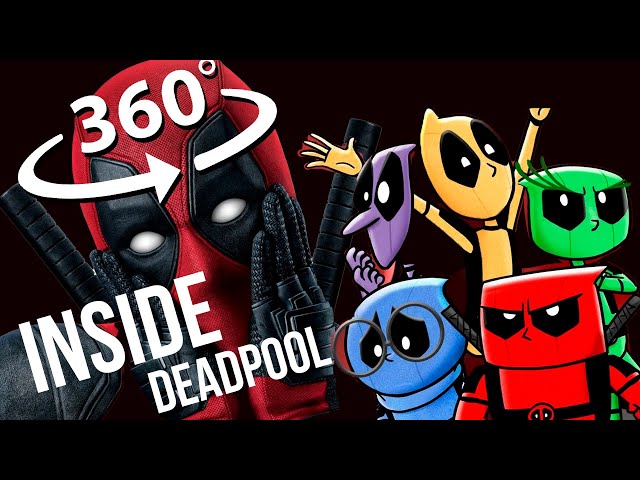 360º VR Inside Deadpool | Comic Dub | parody for Inside Out 2