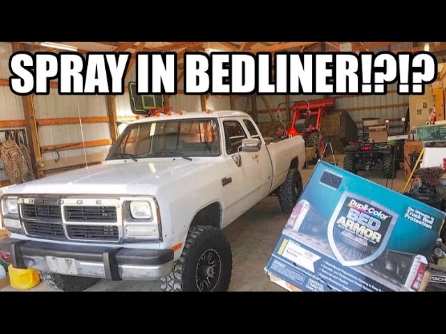 EVERY *WORKING* TRUCK NEEDS ONE! SPRAY ON BEDLINER?!?!