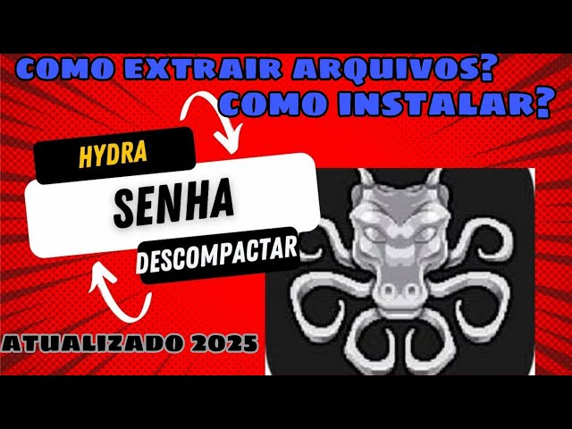 COMO EXTRAIR ARQUIVOS DO HYDRA? COMO INSTALAR JOGOS? MÉTODO ATUALIZADO E SIMPLES.