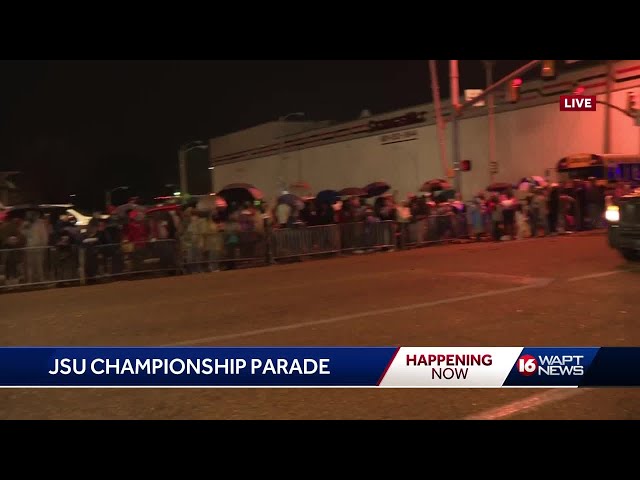 JSU Celebration Bowl victory parade held in Jackson