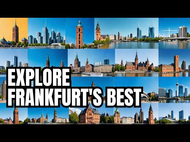 TOP 10 Things to Do in FRANKFURT, Germany