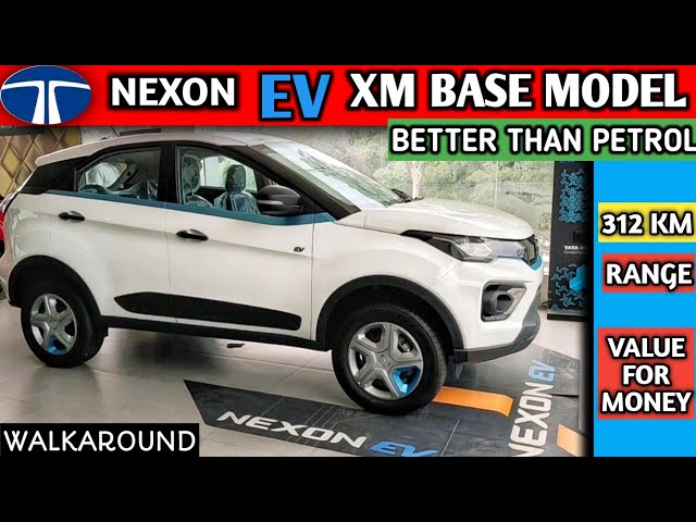 TATA NEXON EV XM BASE MODEL WALKAROUND HINDI REVIEW:टाटा नैक्सन ईवी बेस माॅडल रिव्यू:NarrusAutoVlogs