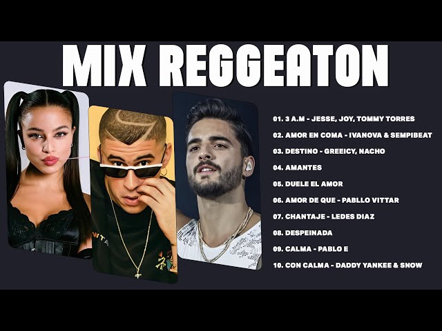 KAROL G , Bad Bunny, Daddy Yankee, Myke Towers, Feid, Peso Pluma 🔥 REGGAETON MIX 2025