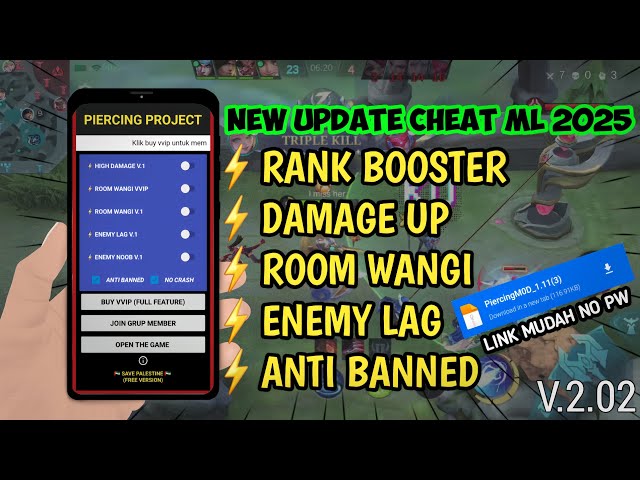 UPDATE‼️CHEAT ML TERBARU 2025 FITUR LENGKAP AUTO WINSTRIKE NO PASSWORD