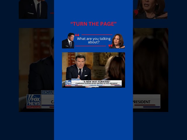 "Congratulations to Bret Baier" President Trump | Kamala Harris-Bret Baier Interview