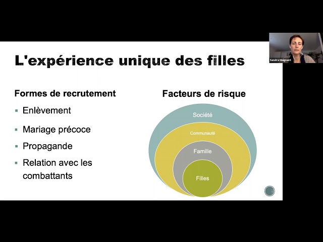 Webinaire | Filles associées aux forces et groups armés