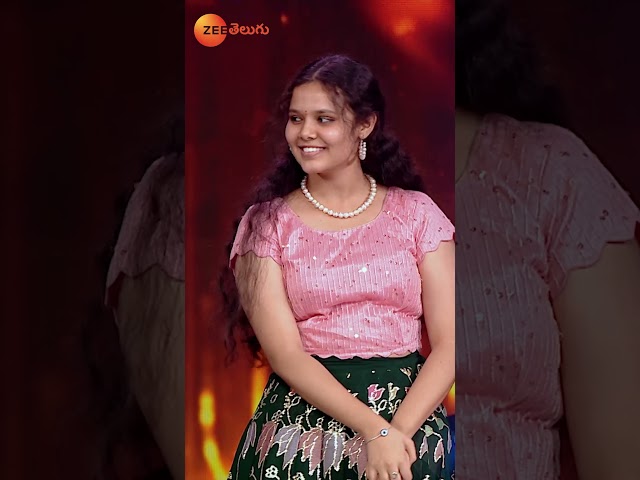 Sahasra's dance moves had us all in awe | SaReGaMaPa Telugu #shorts | Zee Telugu