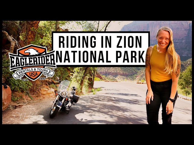 Renting a Harley-Davidson Heritage Motorcycle in Vegas with Eagle Rider Riding Zion National Park