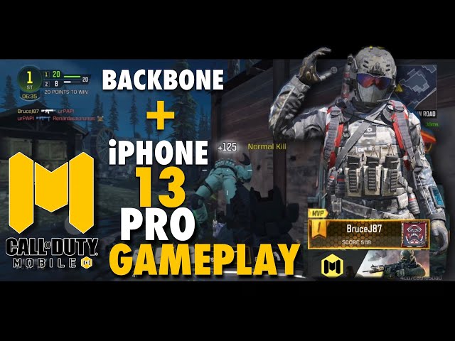 Call Of Duty: Mobile Gameplay with The Backbone One Controller & iPhone 13 Pro