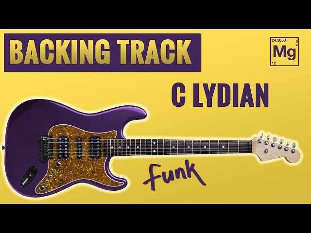 BACKING TRACK - C LYDIAN - Funk - 115 bpm