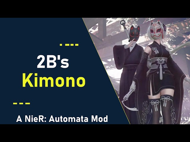 *ENG* A japanese Attire for 2B. She is just getting hotter (Switch DLC Costumes for PC)