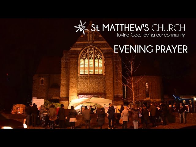 Evening Prayer Wednesday 23rd February