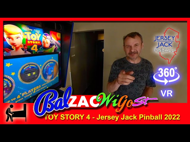 Discovery FLIPPER Toy Story 4 - Jersey Jack Pinball (2022) - 360 VR