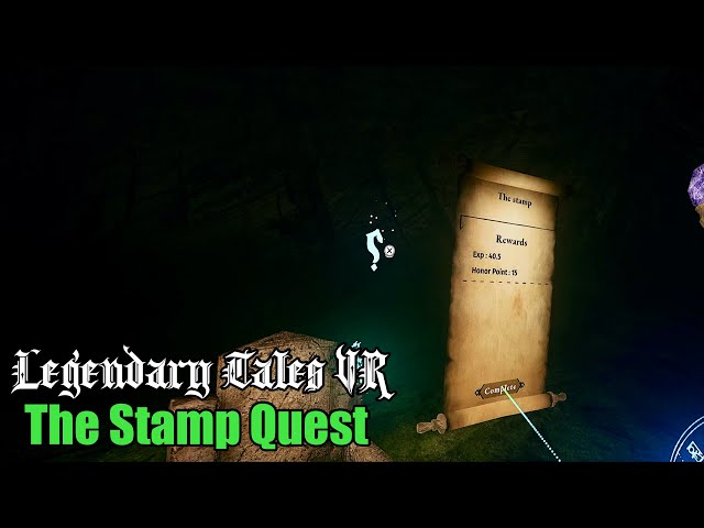 The Stamp Quest in Legendary Tales on PSVR2