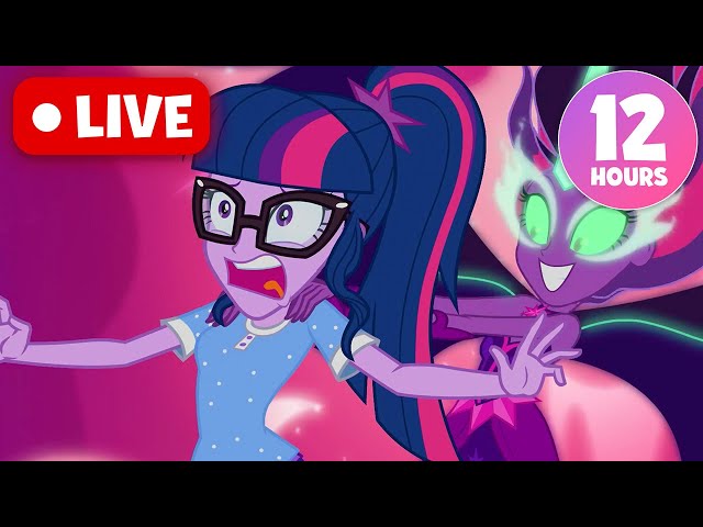 🔴 Equestria Girls Live: MOVIE NIGHT MARATHON🎥 | Full Movies Children's Cartoon