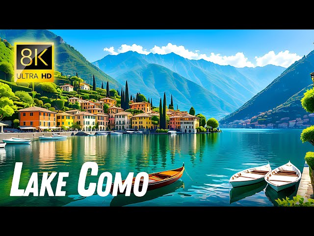 Mesmerizing 8K HDR Video of Stunning Lake Como, Italy | Ultra HD Drone Footage | 8K Vistas