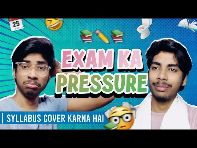 SYLLABUS COVER KARNA HAI | EXAM KA PRESSURE | NISHANT SONI VINES | COMEDY VIDEO